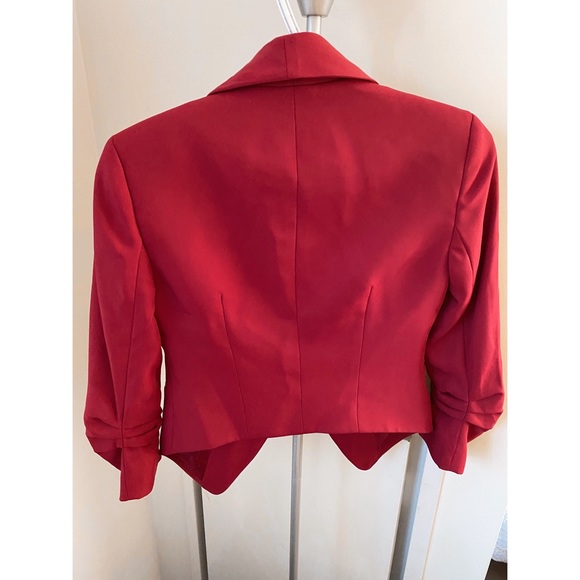 Bebe fitted red blazer - Picture 3 of 5